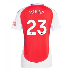 Arsenal Mikel Merino #23 Hjemmebanetrøje Dame 2024-25 Kort ærmer